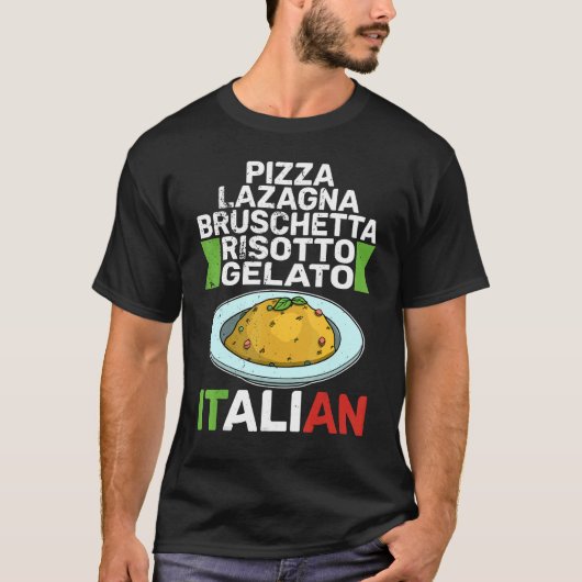Risotto Italië Cuisine Feestdagen 1 T-shirt (Voorkant)