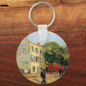 Rispal Restaurant in Asnieres door Vincent van Gog Sleutelhanger (Voorkant)