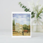 Rispal Restaurant te Asnières, Van Gogh Fine Art Briefkaart (Staand voorkant)