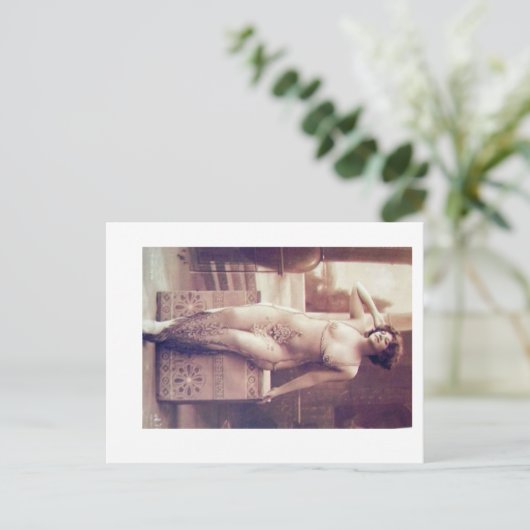 Risque Briefkaart (Staand voorkant)