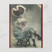  risque Dansende meisjesfoto Briefkaart (Voorkant)