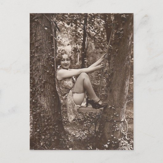  Risqué foto Briefkaart (Voorkant)