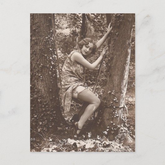  Risqué foto Briefkaart (Voorkant)