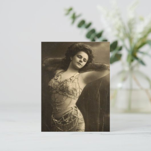  Risqué foto Briefkaart (Staand voorkant)