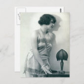 Risque frans foto briefkaart (Voorkant / Achterkant)