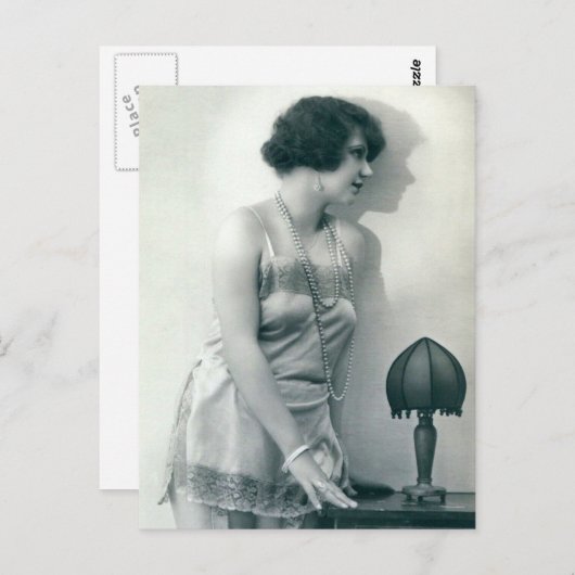 Risque frans foto briefkaart (Voorkant / Achterkant)