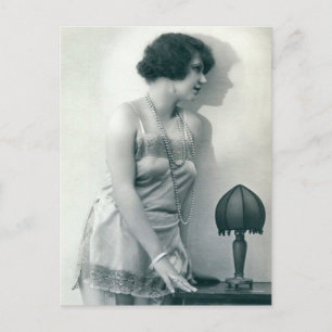 Risque frans foto briefkaart