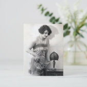 Risque frans foto briefkaart (Staand voorkant)