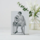 Risque frans foto briefkaart (Staand voorkant)