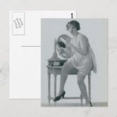 Risque frans foto briefkaart (Voorkant / Achterkant)