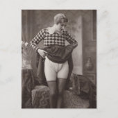 Risque frans foto briefkaart (Voorkant)