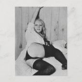 Risque  lingerie model briefkaart (Voorkant)