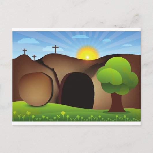 rist tomb briefkaart (Voorkant)