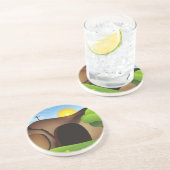 rist tomb zandsteen onderzetter (Zijkant)