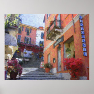 Ristorante Bilacus, Poster van Bellagio