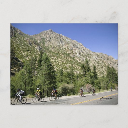 Rit door de Alpen Briefkaart (Voorkant)