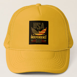Rit in stijl: USA Independence Day Trucker Hoed Trucker Pet
