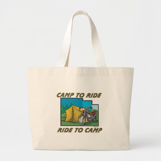 Rit naar Camp Grote Tote Bag (Voorkant)