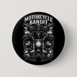 Rit van de ijzeren bandiet ronde button 5,7 cm