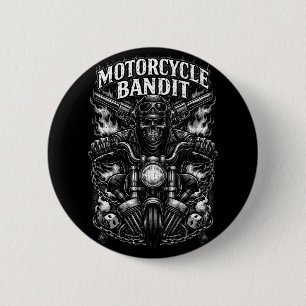 Rit van de ijzeren bandiet ronde button 5,7 cm