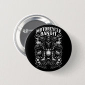 Rit van de ijzeren bandiet ronde button 5,7 cm (Voorkant /achterkant)