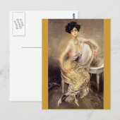 Rita de Acosta Leydig - Boldini Briefkaart (Voorkant / Achterkant)
