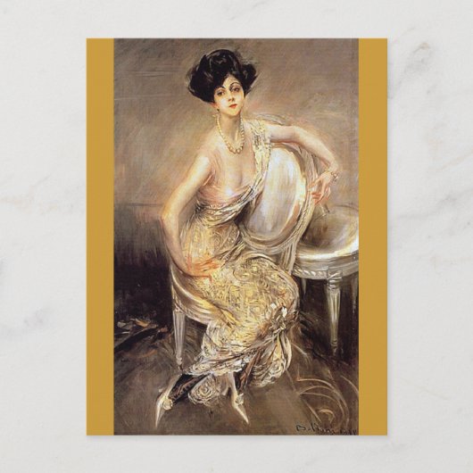 Rita de Acosta Leydig - Boldini Briefkaart (Voorkant)