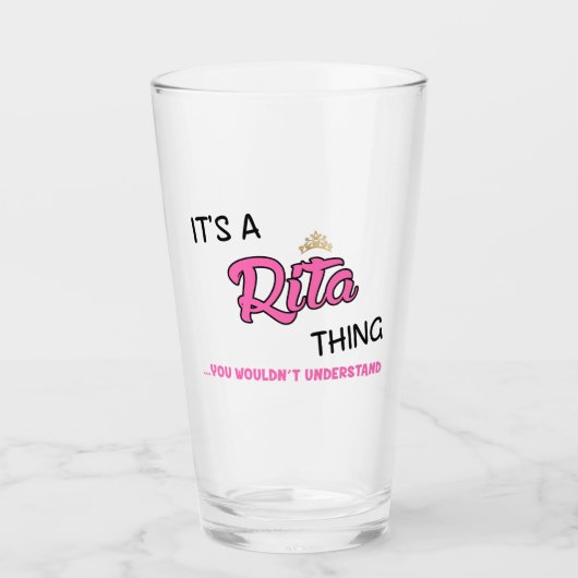 Rita ding dat je niet zou begrijpen glas (Voorkant)