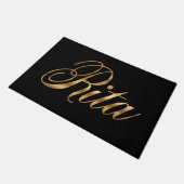 Rita gold Design Lettering Türmatte Deurmat (Schuin)