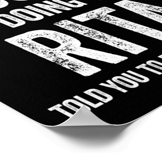 Rita If At First You Dont Succeed Try Doing What  Poster (Hoek)