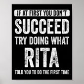 Rita If At First You Dont Succeed Try Doing What  Poster (Voorkant)