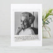 Rita Levi-Montalcini Citaat Vrouwen in de wetensch (Staand voorkant)