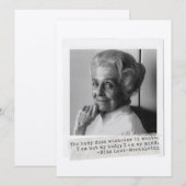 Rita Levi-Montalcini Citaat Vrouwen in de wetensch (Voorkant / Achterkant)