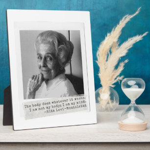 Rita Levi-Montalcini Citaat Vrouwen in de wetensch Fotoplaat
