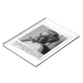 Rita Levi-Montalcini Citaat Vrouwen in de wetensch Notitieboek (Linkerzijde)