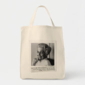 Rita Levi-Montalcini Citaat Vrouwen in de wetensch Tote Bag (Voorkant)