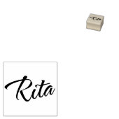 Rita naam cursieve manuscripthandtekening rubberstempel (Gestempeld)