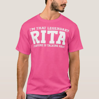 Rita Personal Name Women Girl Funny Rita T-shirt