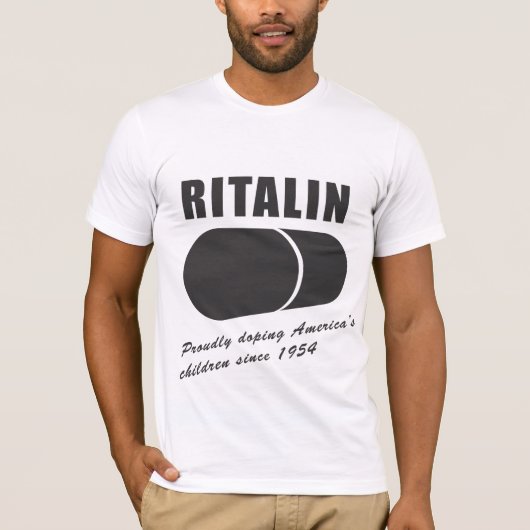 Ritaline: De kinderen van Amerika na 1954 T-shirt (Voorkant)