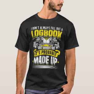 Ritboek voor vrachtwagenchauffeurs Vrachtwagenchau T-shirt