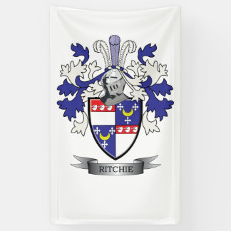 Ritchie Family Crest Coat of Arms Spandoek