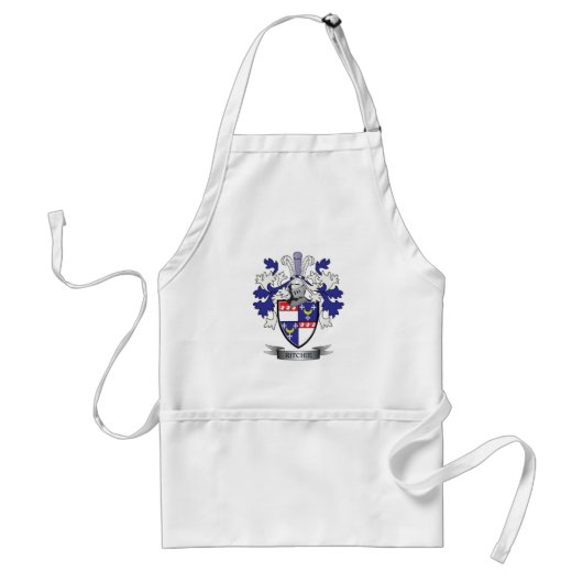 Ritchie Family Crest Coat of Arms Standaard Schort (Voorkant)