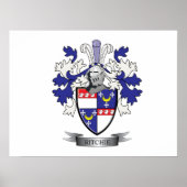 Ritchie Family Crest Coat. Poster (Voorkant)