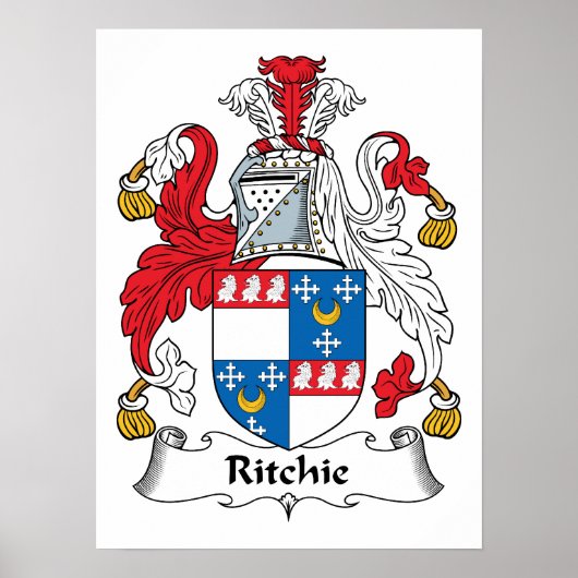 Ritchie Family Crest Poster (Voorkant)