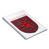 Ritchie Tartan Scottish Play Lion Rampant Notitieboek (Rechterzijde)