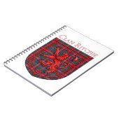 Ritchie Tartan Scottish Play Lion Rampant Notitieboek (Linkerzijde)