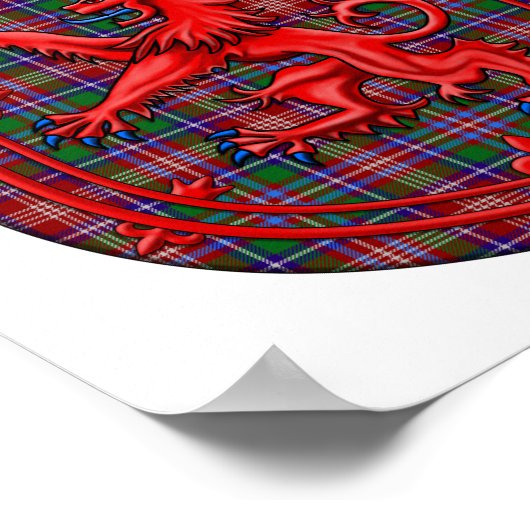 Ritchie Tartan Scottish Play Lion Rampant Poster (Hoek)