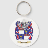 Ritchie-wapenschild (gezinscrest) sleutelhanger (Voorkant)