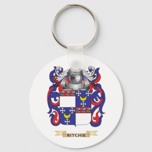 Ritchie-wapenschild (gezinscrest) sleutelhanger