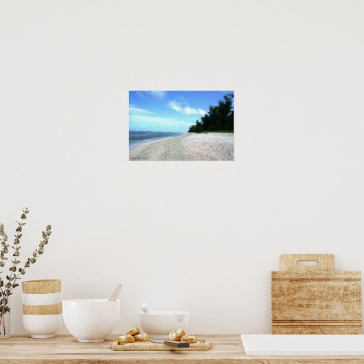 Ritidian Beach - Guam Poster (Keuken)